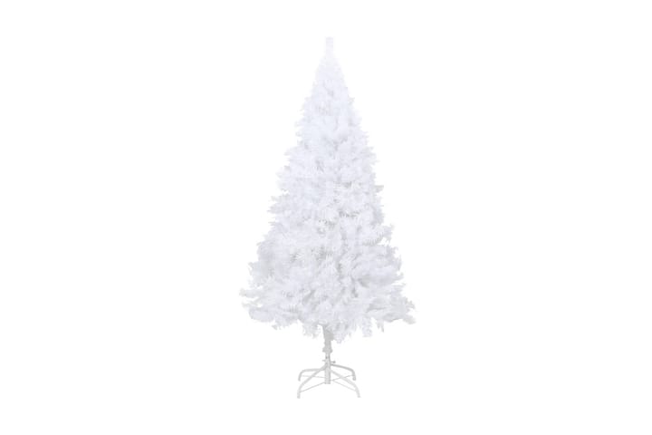 Kunstig juletre med tykke grener hvit 180 cm PVC - Plastjuletre