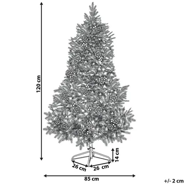 Kunstig Juletre Palomar - 85x85x120 cm - Interiør - Dekorasjon & innredningsdetaljer - Julepynt & juledekorasjon - Plastjuletre