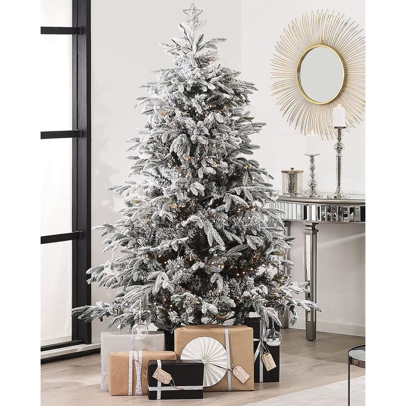 Kunstig Snødekket Juletre Bassie - 130x130x180 cm - Interiør - Dekorasjon & innredningsdetaljer - Julepynt & juledekorasjon - Plastjuletre