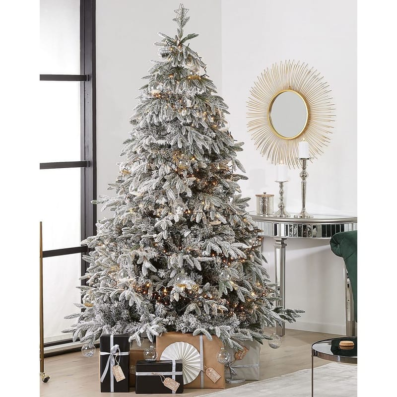 Kunstig Snødekket Juletre Bassie - 150x150x210 cm - Interiør - Dekorasjon & innredningsdetaljer - Julepynt & juledekorasjon - Plastjuletre