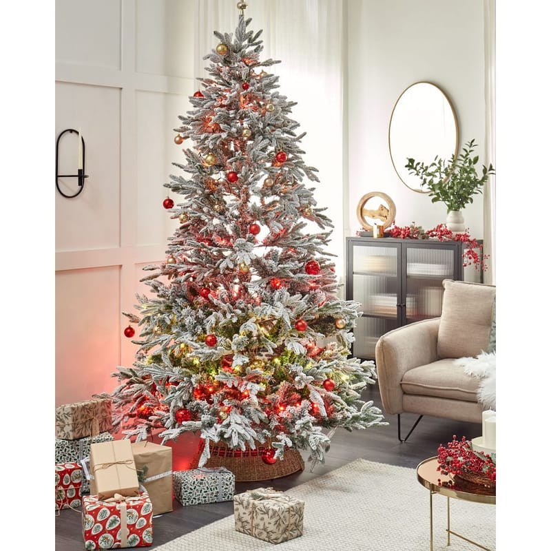 Kunstig Snødekket Juletre Bassie - 150x150x240 cm - Interiør - Dekorasjon & innredningsdetaljer - Julepynt & juledekorasjon - Plastjuletre