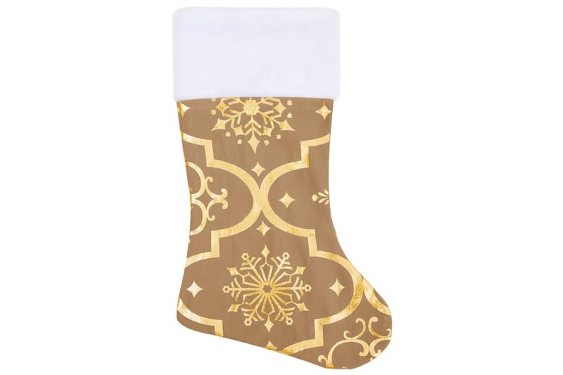 Luksus juletreskjørt med sokk gul 150 cm stoff - Gul - Julepynt & juledekorasjon - Juletrematte