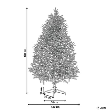 Masala Snøfull Plastgran 180 cm - Hvit/Grønn - Interiør - Dekorasjon & innredningsdetaljer - Julepynt & juledekorasjon - Plastjuletre