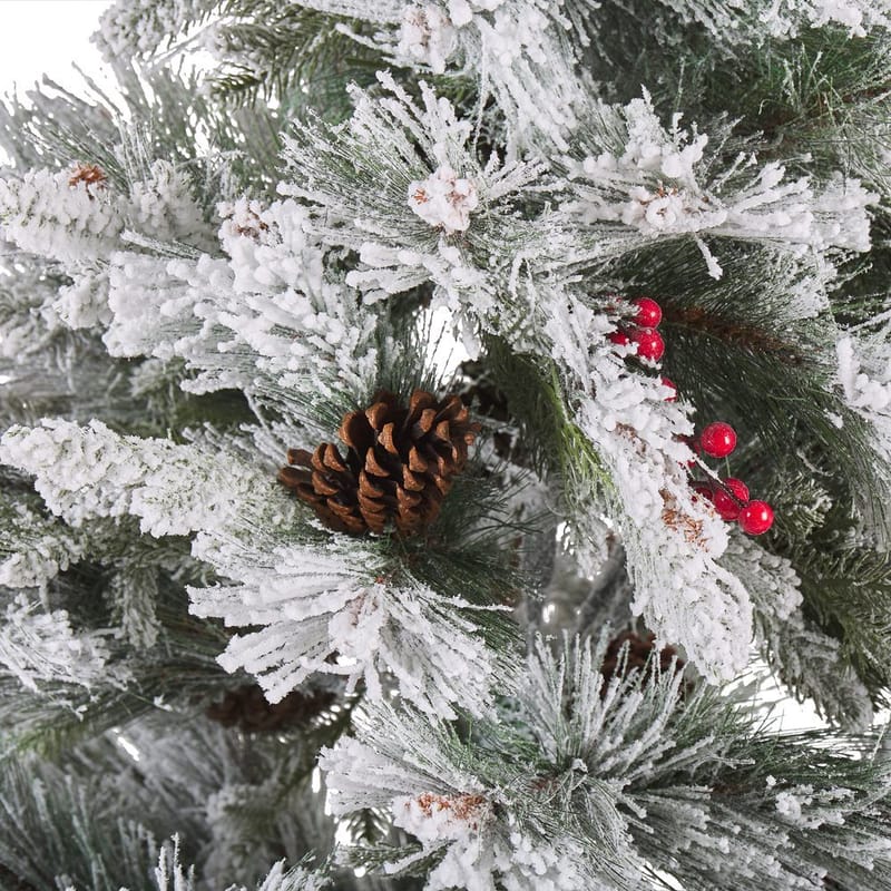 Masala Snøfull Plastgran 180 cm - Hvit/Grønn - Interiør - Dekorasjon & innredningsdetaljer - Julepynt & juledekorasjon - Plastjuletre