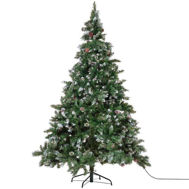 Palomar Plastgran 210 cm med Belysning - Grønn/Svart - Interiør - Dekorasjon & innredningsdetaljer - Julepynt & juledekorasjon - Plastjuletre