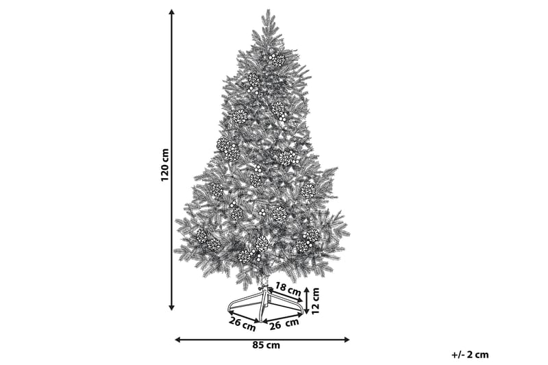 Juletre Mikali 120 cm - Grønn - Interiør - Dekorasjon & innredningsdetaljer - Julepynt & juledekorasjon - Plastjuletre