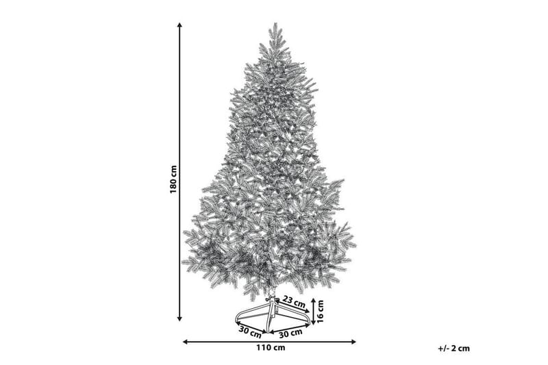 Juletre Monchi 180 cm - Hvit - Plastjuletre