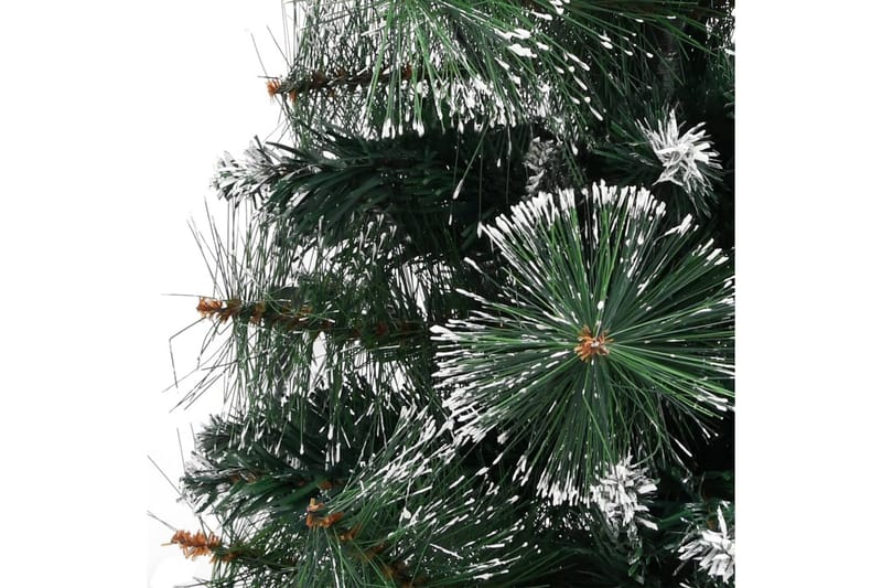 Kunstig juletre med stativ grønn og hvit 90 cm PVC - Plastjuletre