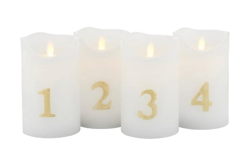 Sara Advent 4 stk/sett - Julepynt & juledekorasjon