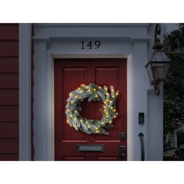 Snødekt julekrans Albini - Interiør - Dekorasjon & innredningsdetaljer - Julepynt & juledekorasjon