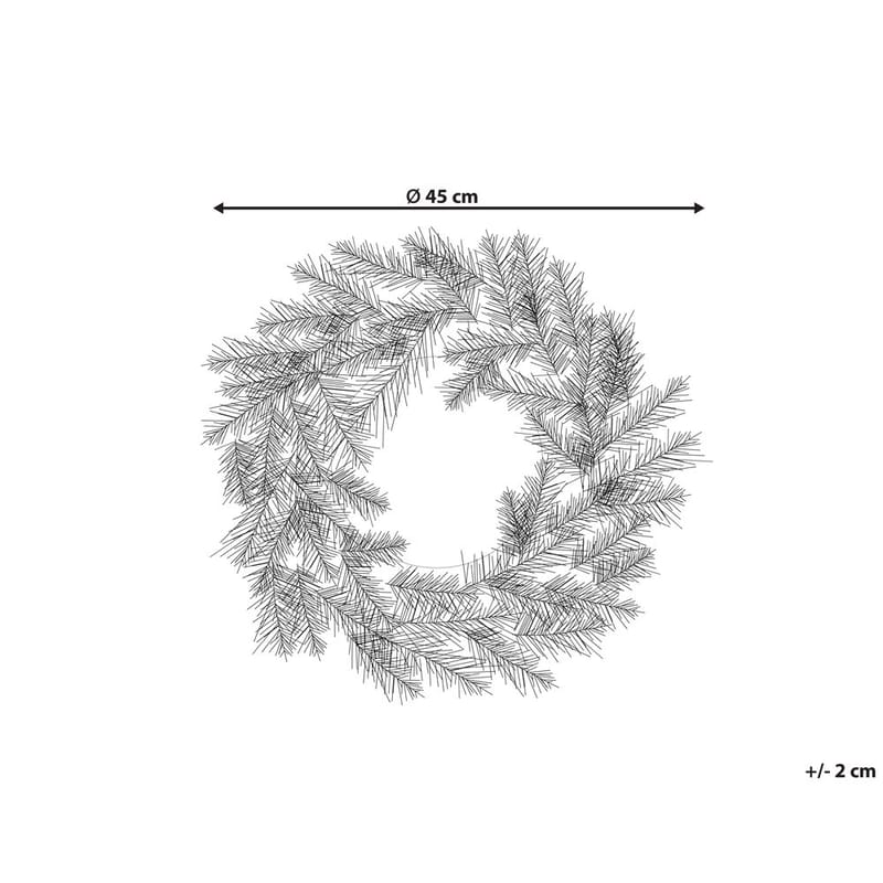 Snødekt julekrans Albini - Interiør - Dekorasjon & innredningsdetaljer - Julepynt & juledekorasjon