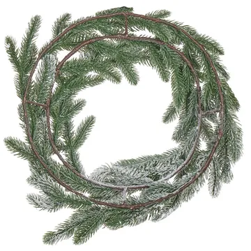 Snødekt julekrans Albini - Interiør - Dekorasjon & innredningsdetaljer - Julepynt & juledekorasjon