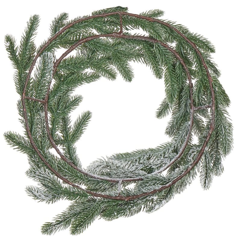 Snødekt julekrans Albini - Interiør - Dekorasjon & innredningsdetaljer - Julepynt & juledekorasjon