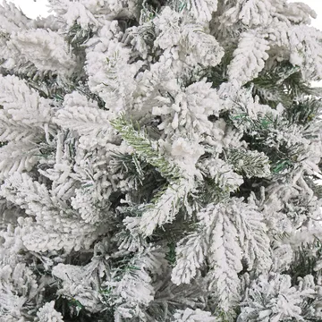 Tomichi Liten Snøete Plastgran 120 cm - Hvit/Svart/Grønn - Interiør - Dekorasjon & innredningsdetaljer - Julepynt & juledekorasjon - Plastjuletre
