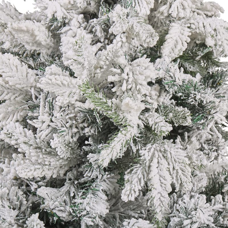 Tomichi Liten Snøete Plastgran 120 cm - Hvit/Svart/Grønn - Interiør - Dekorasjon & innredningsdetaljer - Julepynt & juledekorasjon - Plastjuletre