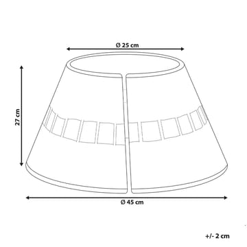 Juletrefot Marche - 45x45x27 cm - Interiør - Dekorasjon & innredningsdetaljer - Julepynt & juledekorasjon