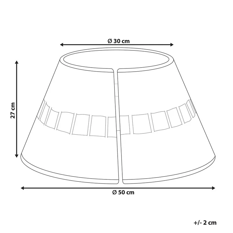 Juletrefot Marche - 50x50x27 cm - Interiør - Dekorasjon & innredningsdetaljer - Julepynt & juledekorasjon