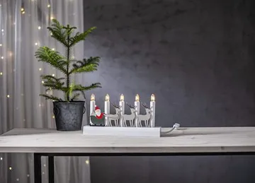 Julia lysestake 28 cm - flerfarget - Interiør - Dekorasjon & innredningsdetaljer - Julepynt & juledekorasjon