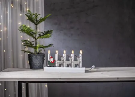 Julia lysestake 28 cm - flerfarget - Interiør - Dekorasjon & innredningsdetaljer - Julepynt & juledekorasjon