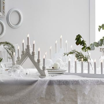 Karin lysestake 42 cm - hvit - Interiør - Dekorasjon & innredningsdetaljer - Julepynt & juledekorasjon