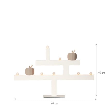 Kivik Lysestake 62 cm - hvit - Interiør - Dekorasjon & innredningsdetaljer - Julepynt & juledekorasjon