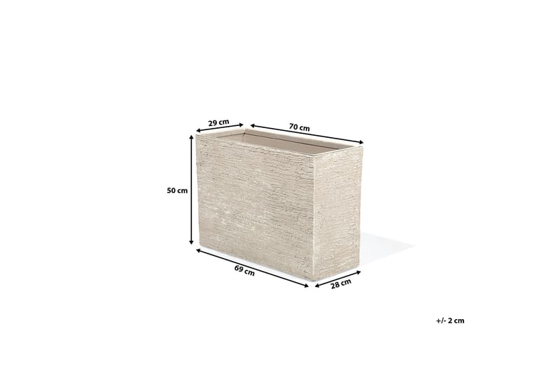 krukke Edessa 70 cm - Beige - Interiør - Dekorasjon & innredningsdetaljer