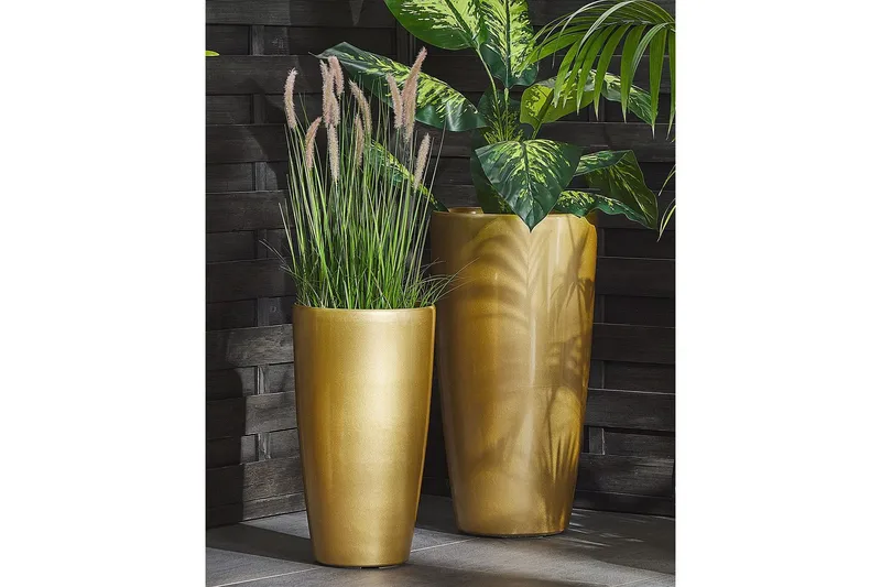 Blomkrukor GOLD - Interiør - Dekorasjon & innredningsdetaljer - Krukker - Utepotter