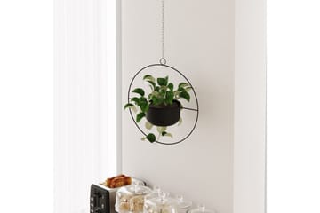 Dekorativ potte Velmor Svart - Svart - Interiør - Dekorasjon & innredningsdetaljer - Krukker - Veggkrukke