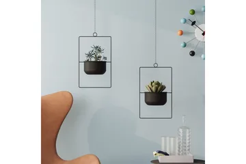 Dekorativ potte Jathen Svart - Svart - Interiør - Dekorasjon & innredningsdetaljer - Krukker - Veggkrukke