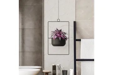 Dekorativ potte Jathen Svart - Svart - Interiør - Dekorasjon & innredningsdetaljer - Krukker - Veggkrukke