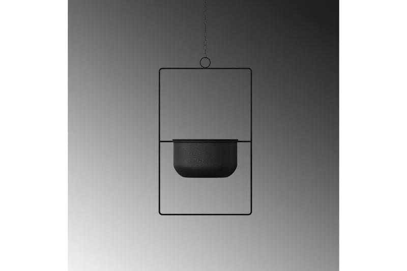 Dekorativ potte Jathen Svart - Svart - Interiør - Dekorasjon & innredningsdetaljer - Krukker - Veggkrukke