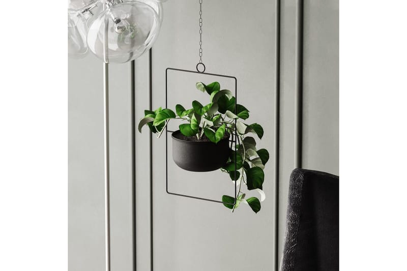 Dekorativ potte Jathen Svart - Svart - Interiør - Dekorasjon & innredningsdetaljer - Krukker - Veggkrukke