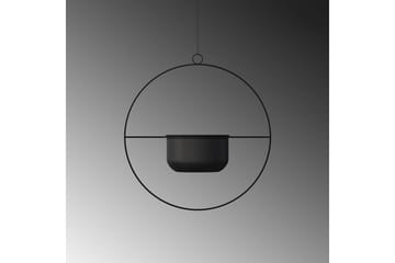 Dekorativ potte Velmor Svart - Svart - Interiør - Dekorasjon & innredningsdetaljer - Krukker - Veggkrukke