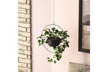 Dekorativ potte Velmor Svart - Svart - Interiør - Dekorasjon & innredningsdetaljer - Krukker - Veggkrukke