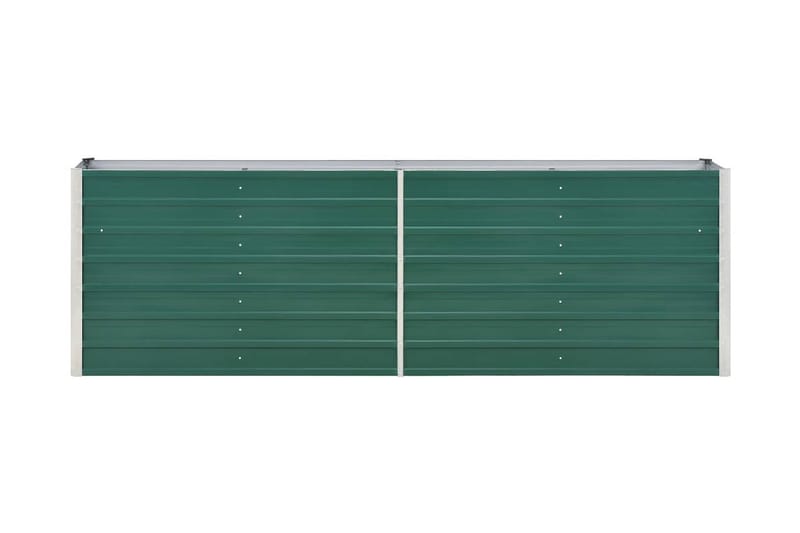 Høybed galvanisert stål 240x40x77 cm grønn - grønn - Utepotter - Blomsterkasser