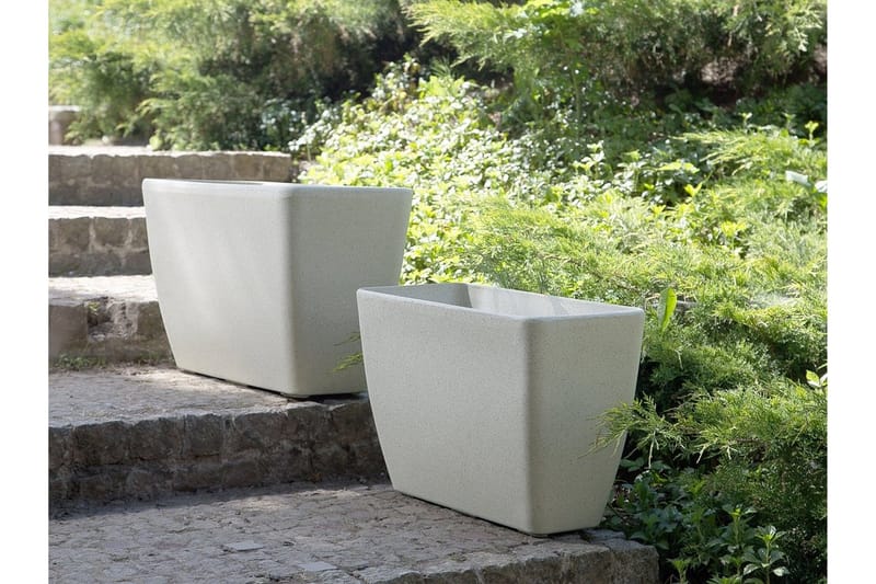 Baris Krukke 60 cm - Beige - Interiør - Dekorasjon & innredningsdetaljer - Krukker - Utepotter