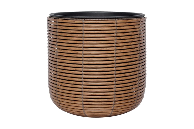 Blomsterkrukke Wicker D35xH36 cm Brun - Interiør - Dekorasjon & innredningsdetaljer - Krukker - Utepotter