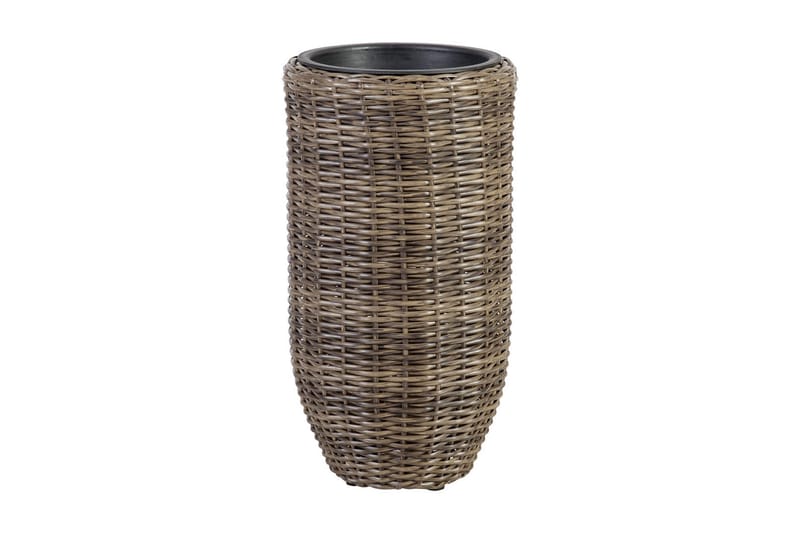 Blomsterkrukke Wicker Mørkebrun - Utepotter - Blomsterpotter