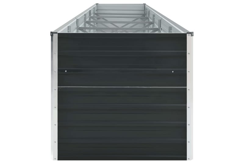 Høybed galvanisert stål 480x80x45 cm antrasitt - Blomsterkasser - Utepotter