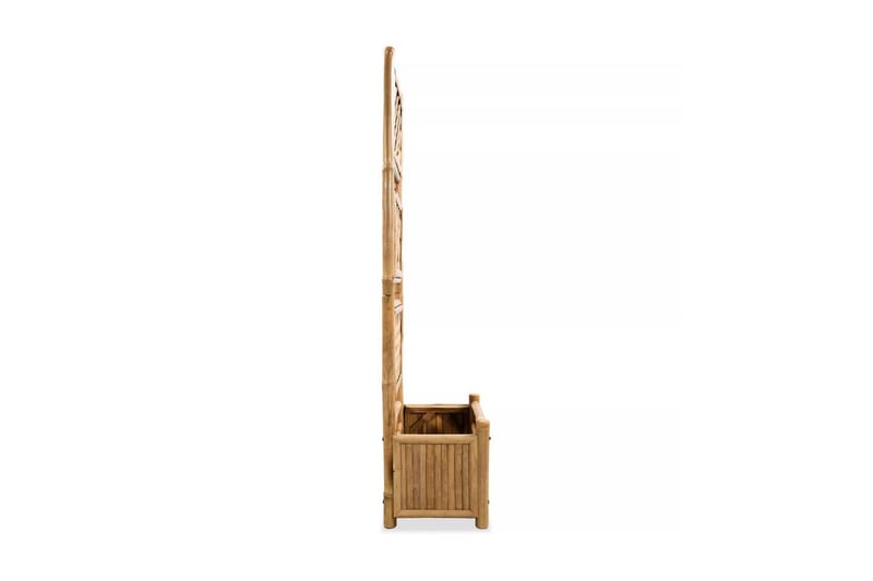 Høybed med espalier bambus 40 cm - Brun - Utepotter - Blomsterkasser