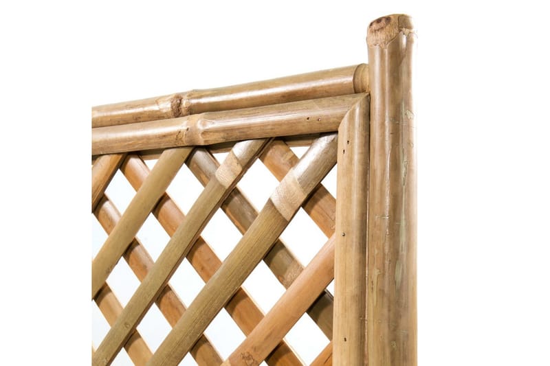 Høybed med espalier bambus 40 cm - Brun - Utepotter - Blomsterkasser
