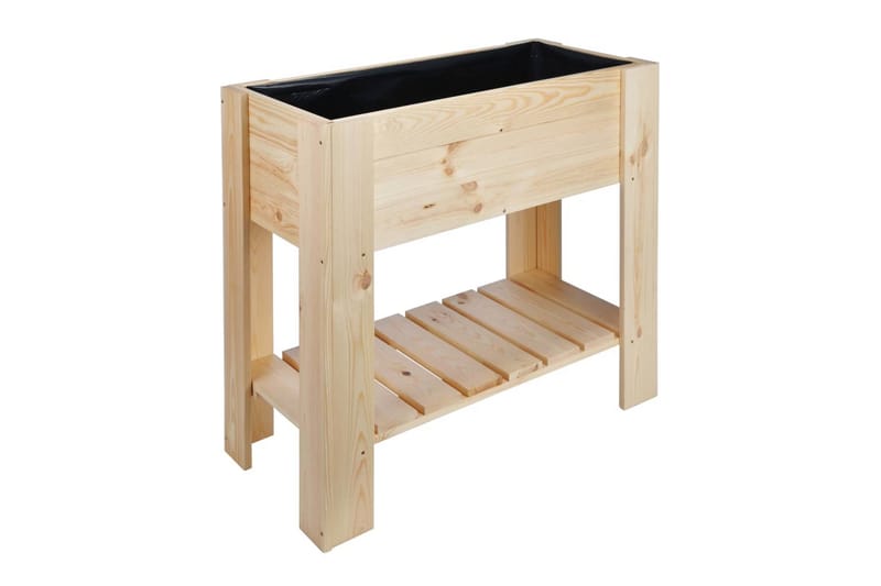 HI Opphøyd bed 92x41x80 cm furu - Blomsterkasser - Utepotter