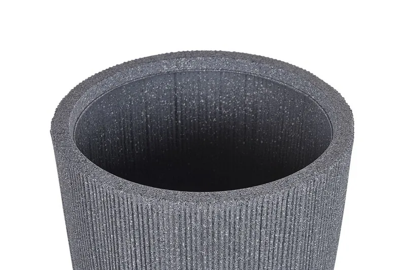 Krukke 44 x 44 x 48 cm grå CHIOS - Grå - Interiør - Dekorasjon & innredningsdetaljer - Krukker - Utepotter