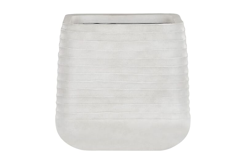 Krukke 50 x 50 x 49 cm Hvit PARIKIA - Hvit - Interiør - Dekorasjon & innredningsdetaljer - Krukker - Utepotter