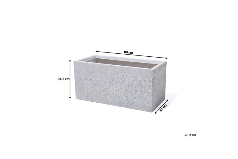 MYRA Krukke 80 cm - Hvit - Interiør - Dekorasjon & innredningsdetaljer - Krukker - Utepotter