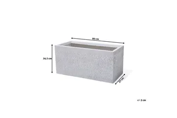 MYRA Krukke 80 cm - Hvit - Interiør - Dekorasjon & innredningsdetaljer - Krukker - Utepotter