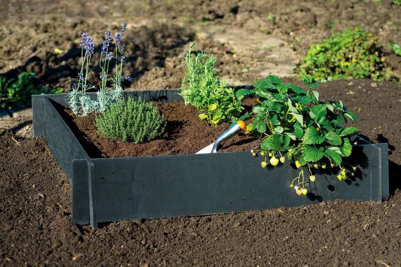 Nature Forhøyet plantekasse 19 cm 6040690 - Blomsterkasser - Utepotter