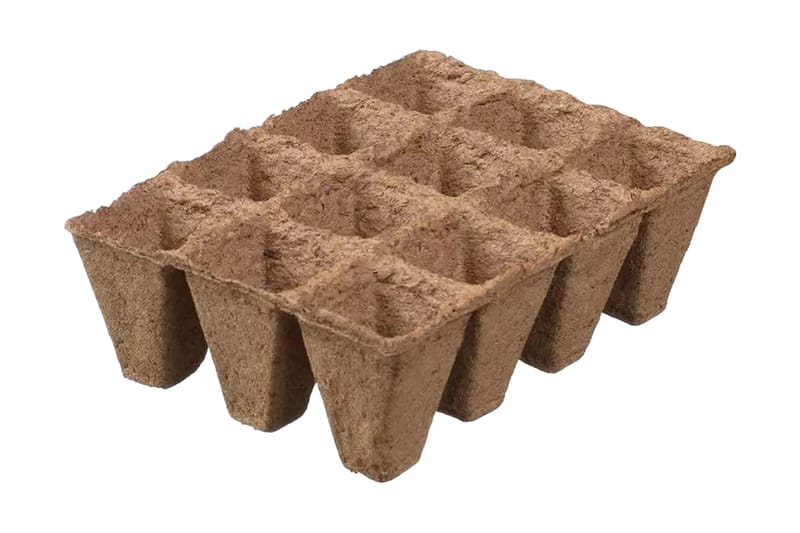 Nature Torvpotter 144 stk 4x4x5 cm 6020128 -   - Utepotter - Blomsterpotter