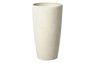 Trädgårdskruka Beliani Abdera Beige, 31x31x58 cm Beige - Interiør - Dekorasjon & innredningsdetaljer - Krukker - Utepotter