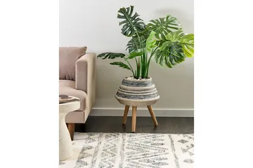 Trädgårdskruka Beliani Athaea Beige||Grey||Light colored wood - Interiør - Dekorasjon & innredningsdetaljer - Krukker - Utepotter